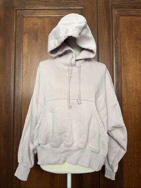 Nike Women's Pale Pink Hooded Fleece Sweatshirt